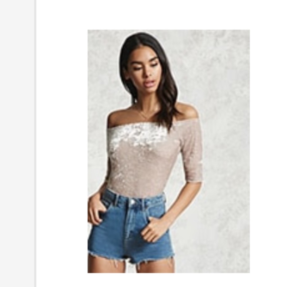 NWT velvet top
